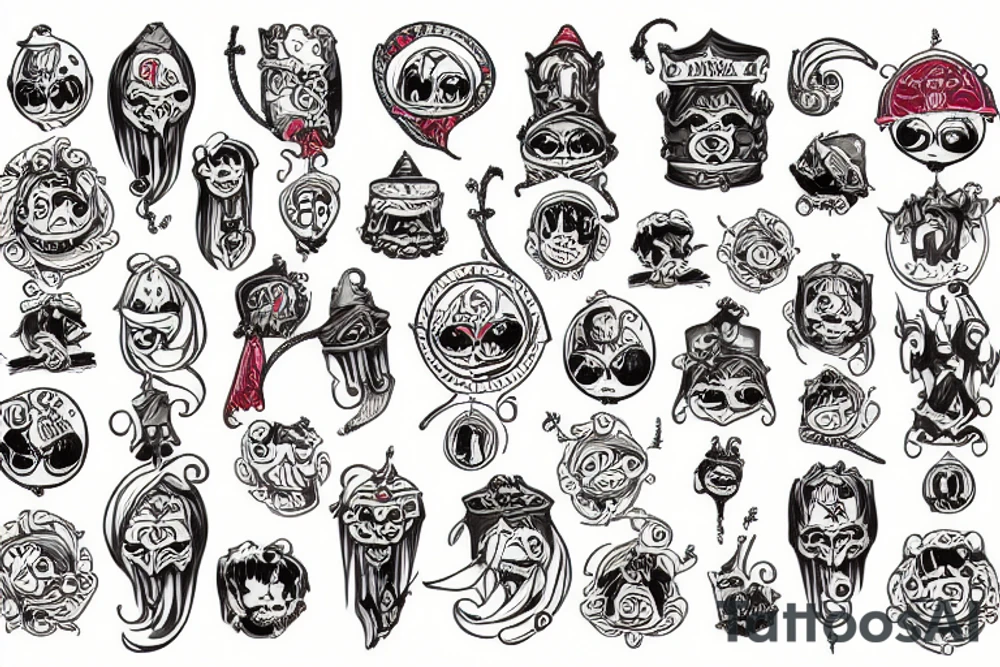 Merry go round of souls tattoo idea