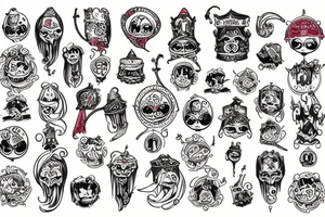 Merry go round of souls tattoo idea