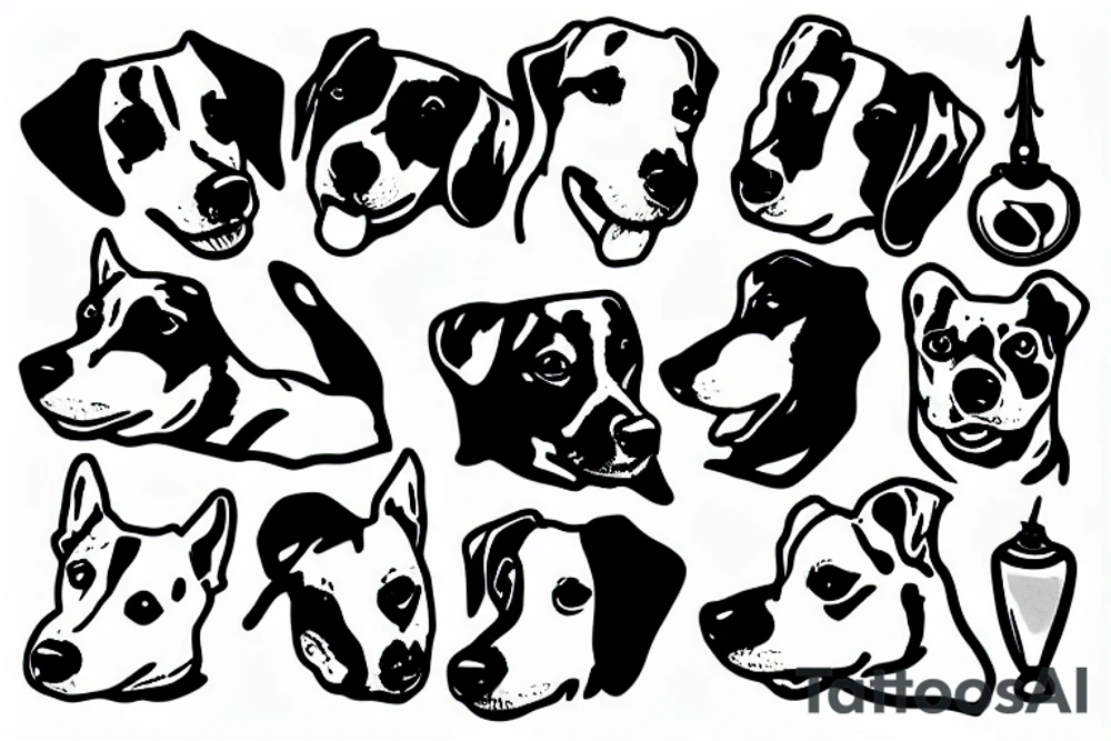 Jack russell tattoo idea