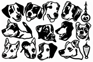 Jack russell tattoo idea