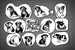 Jack russell tattoo idea
