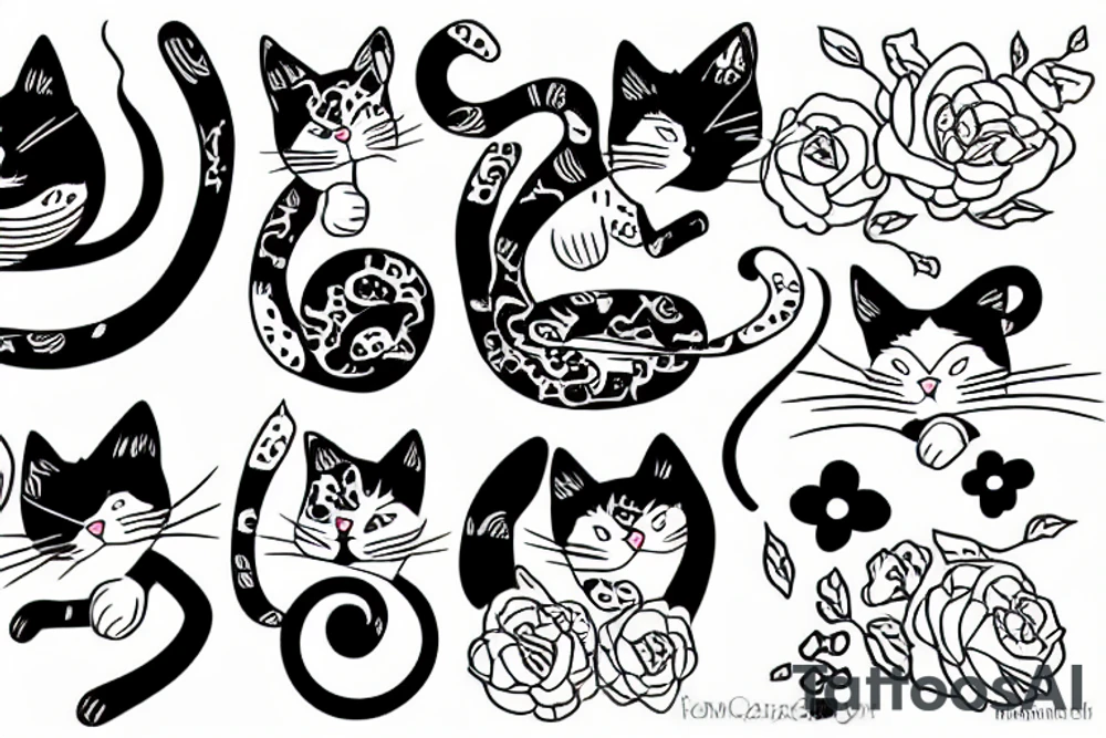 nqrse cat tattoo idea