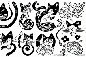 nqrse cat tattoo idea