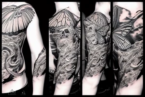 Chaos Theory, ButterFly , Hurricane, Jesus tattoo idea