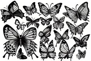 Chaos Theory, ButterFly , Hurricane, Jesus tattoo idea