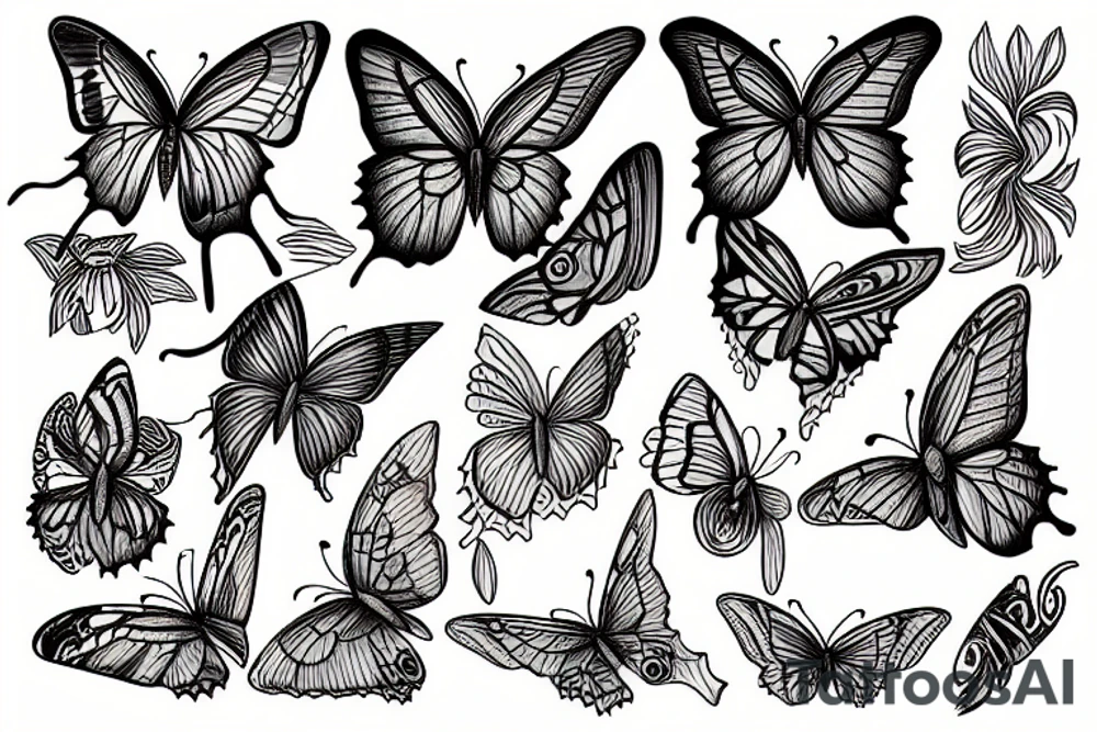 Chaos Theory, ButterFly , Hurricane, Jesus tattoo idea