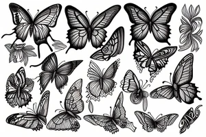 Chaos Theory, ButterFly , Hurricane, Jesus tattoo idea
