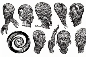 Hurricane tattoo idea
