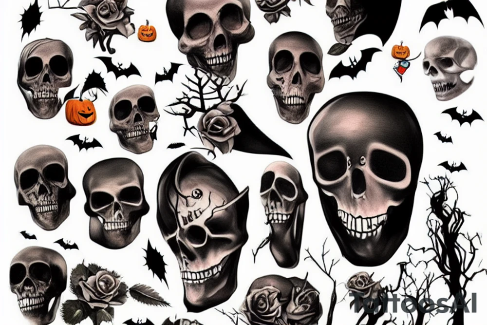 Halloween tatoo tattoo idea