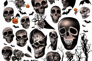 Halloween tatoo tattoo idea