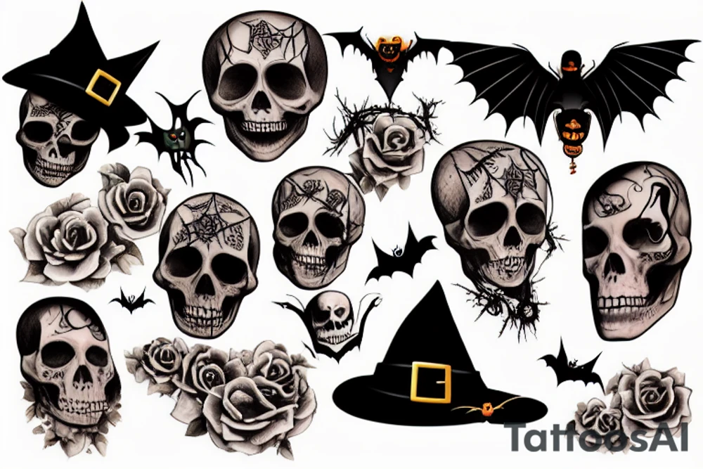Halloween tatoo tattoo idea