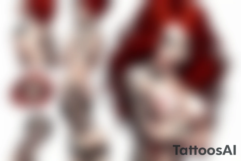 hot redhead submissive slavegirl tattoo idea