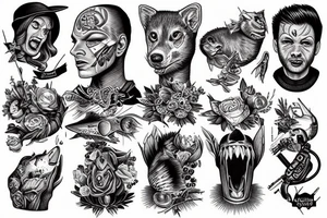 rocket andrew tate tattoo idea
