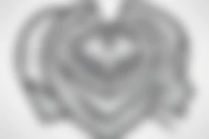 Heart vs. Head, Diamond frame, Dotwork, fine Line, ADHD tattoo idea