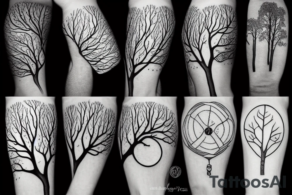 trees tattoo idea