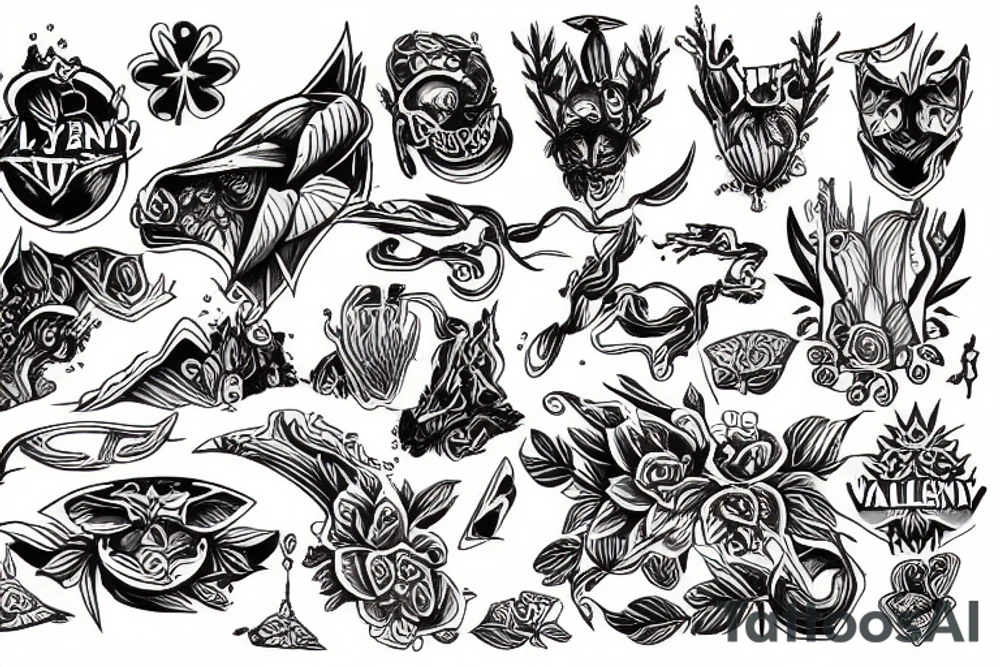 valley tattoo idea
