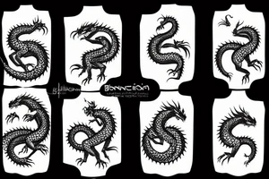 Bionic dragon tattoo idea