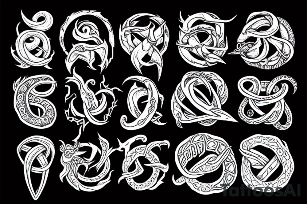 Ouroboros tattoo idea