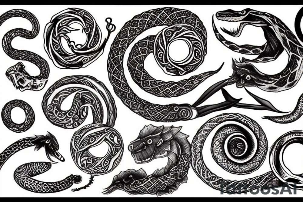 Ouroboros tattoo idea