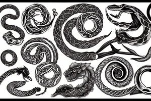 Ouroboros tattoo idea