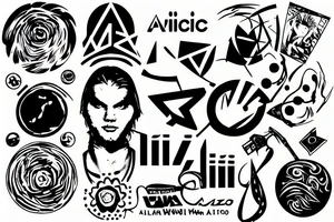 Avicii logo tattoo idea