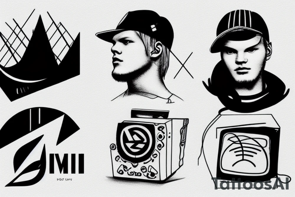 Avicii logo tattoo idea