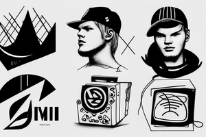 Avicii logo tattoo idea