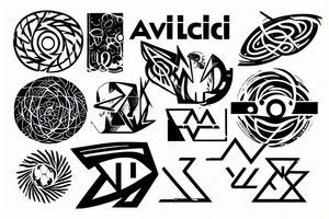 Avicii logo tattoo idea