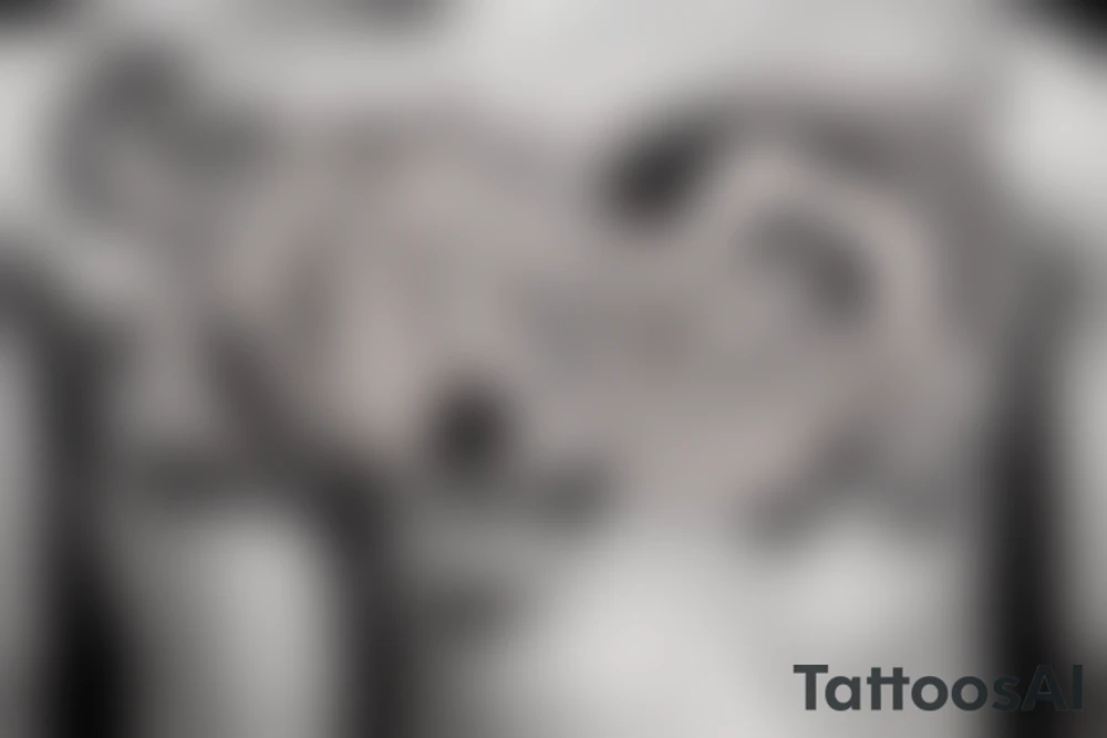 sisyphus pushing a stone tattoo idea