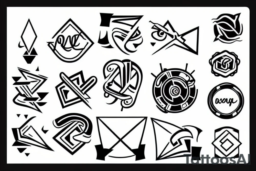 moving restart sign tattoo idea