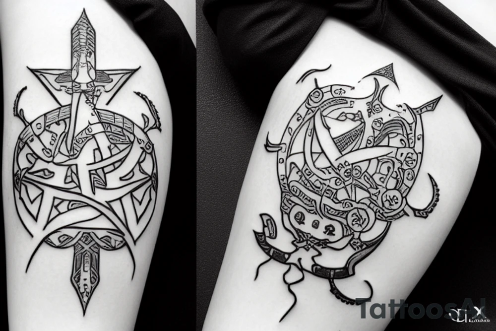 Final fantasy XII glyphs but simple tattoo idea Final fantasy XII glyphs but simple tattoo idea