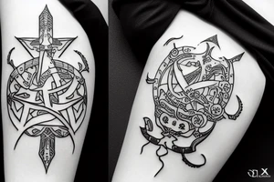 Final fantasy XII glyphs but simple tattoo idea