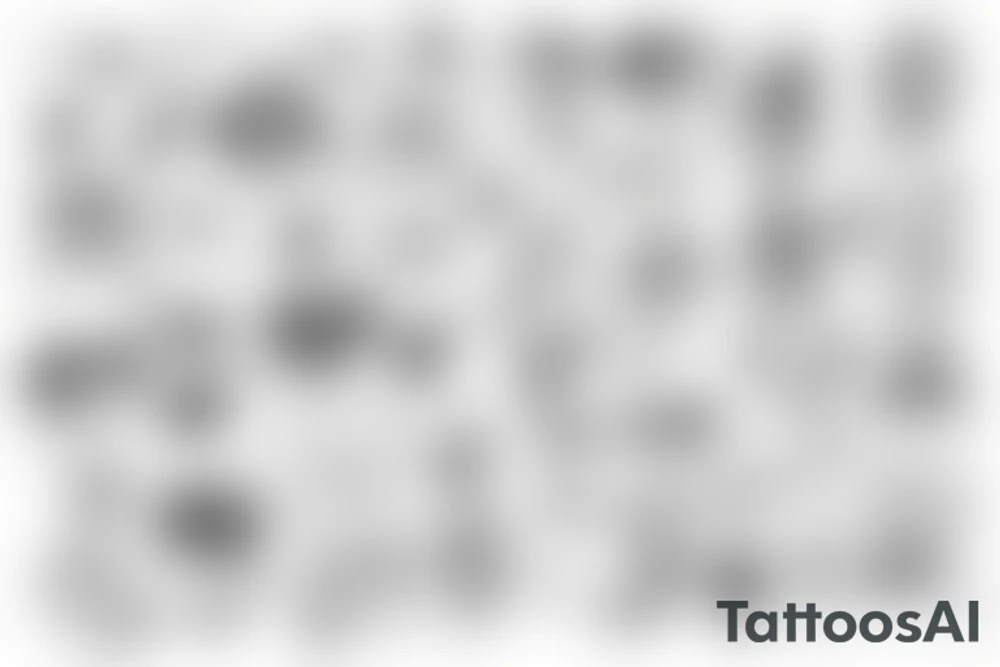 Baby cute love tattoo idea