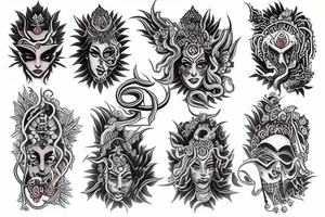 rangda tattoo idea