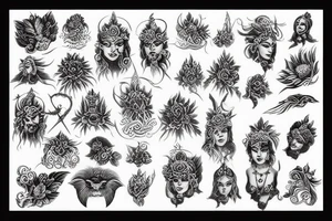 rangda tattoo idea
