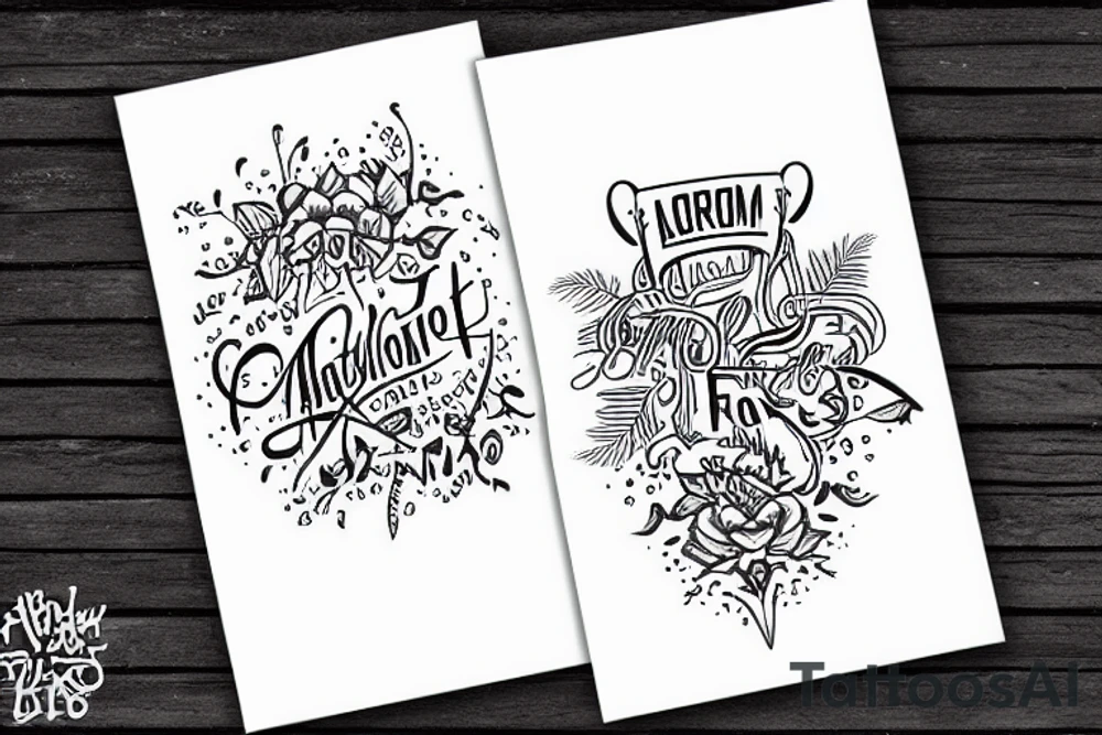 amor fati tattoo idea