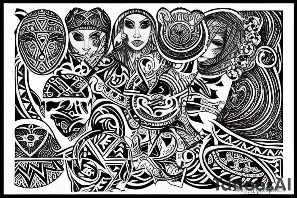tribal tattoo idea