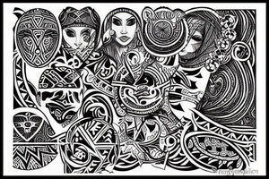 tribal tattoo idea
