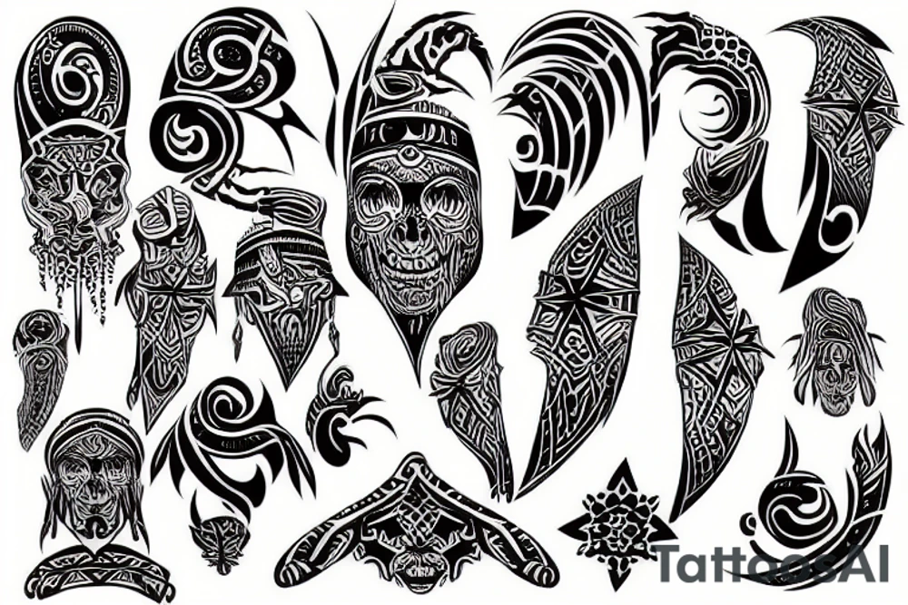 tribal tattoo idea