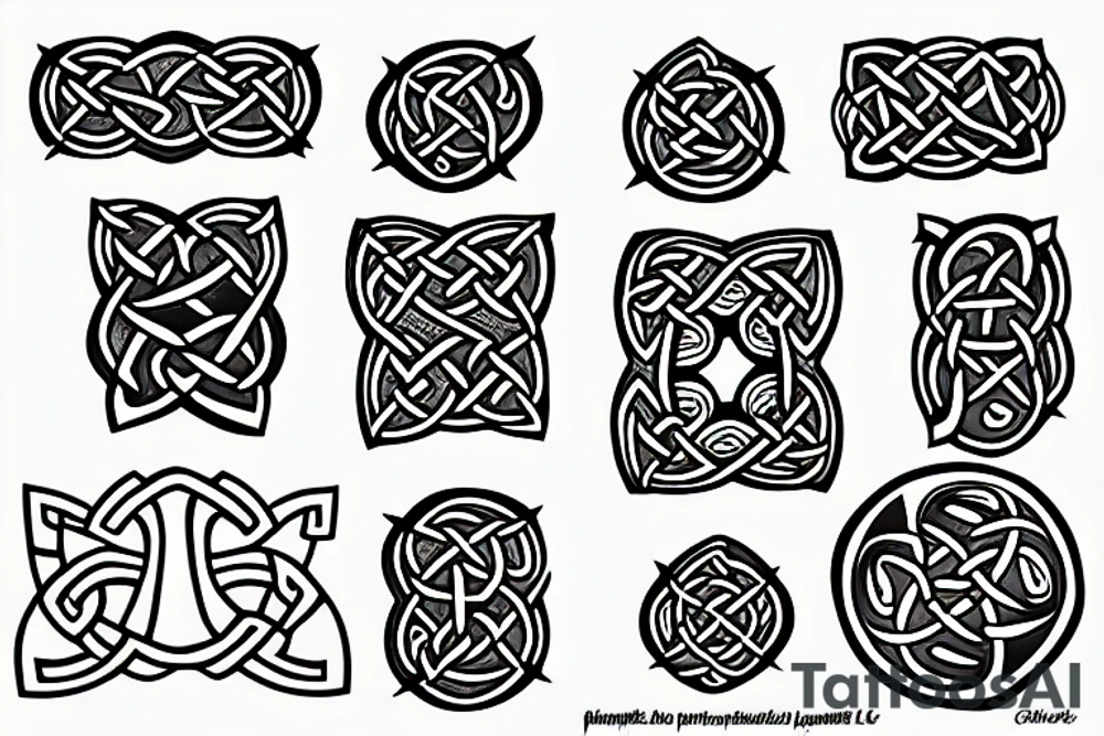 celtic fire tattoo idea