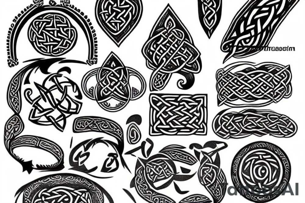 celtic fire tattoo idea