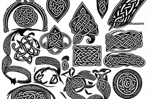 celtic fire tattoo idea