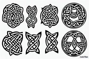 celtic fire tattoo idea