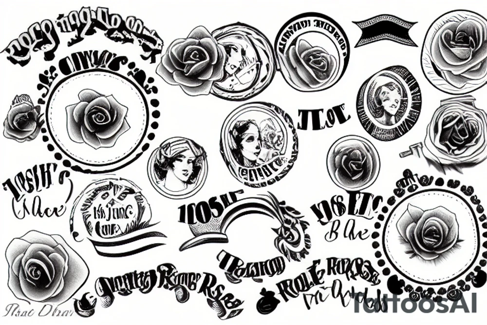 Ring around the rosie 1800s tattoo idea