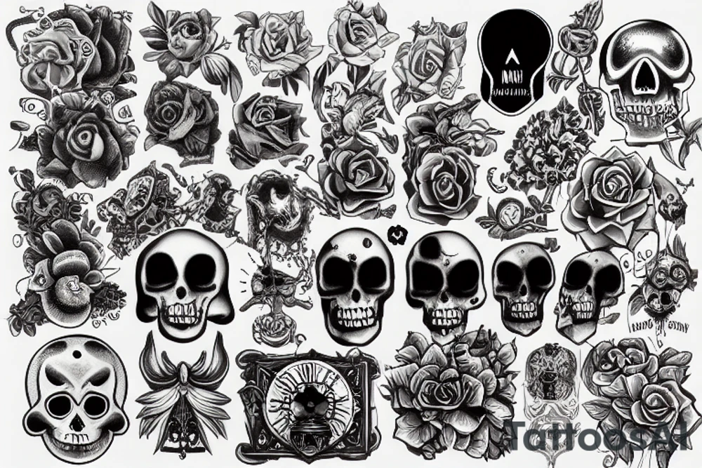 Memento mori tattoo idea