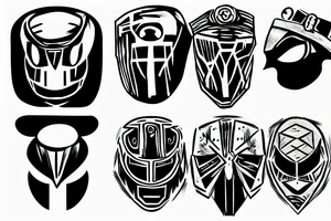 mf doom mask tattoo idea
