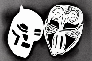 mf doom mask, tattoo idea