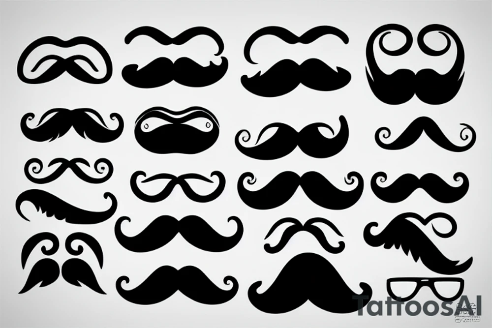 canadian guy with a moustache tattoo idea