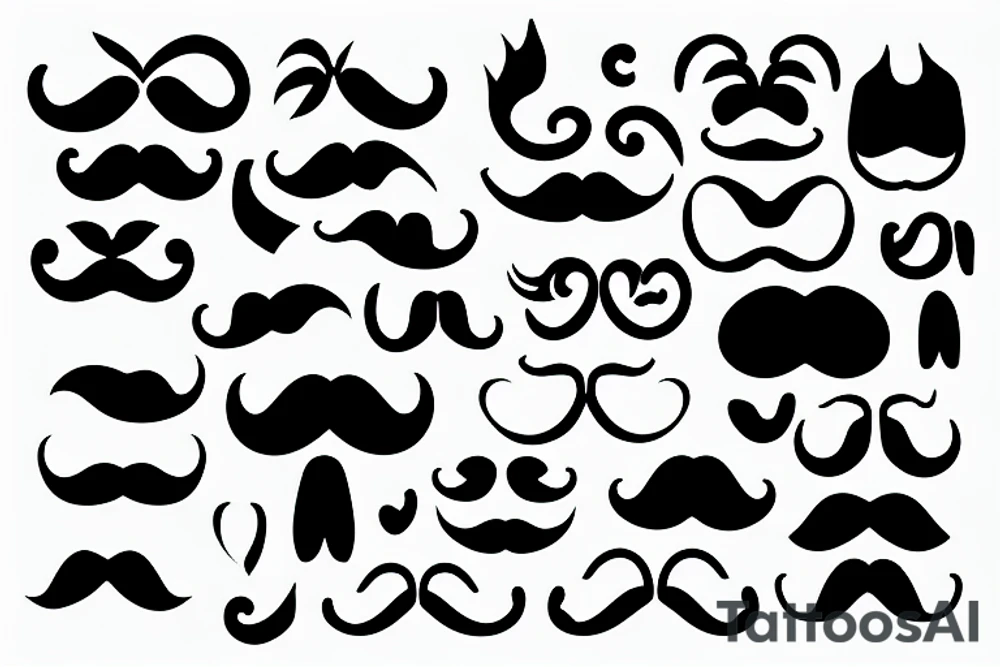 canadian guy with a moustache tattoo idea