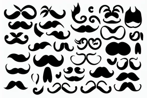 canadian guy with a moustache tattoo idea